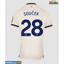 West Ham United Tomas Soucek #28 Auswärtstrikot 2025-26 Kurzarm